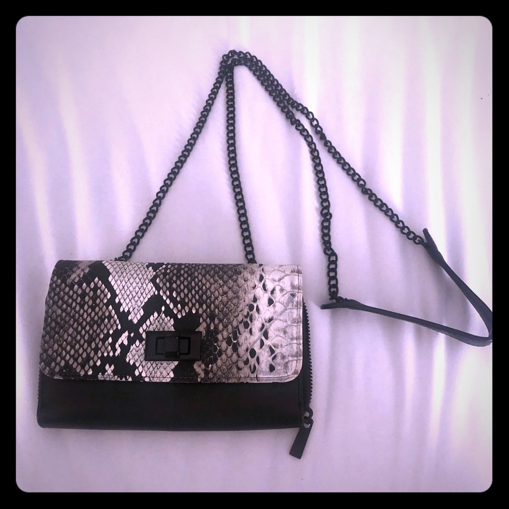 Snake print purse!